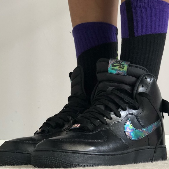 black holographic nike air force